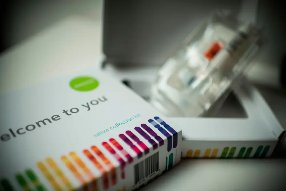 23andMe testing kit - Storage Tanks (ERIC BARADAT | Getty Images)